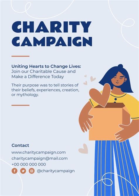 charity campaign posters.